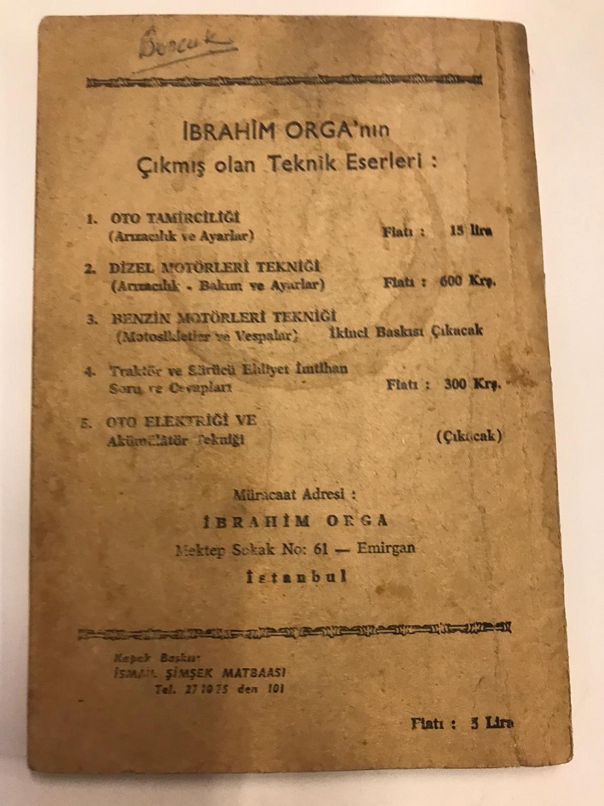 1969 TRAFİK MOTOR ŞÖFÖR İMTAHANINDA SORULAN  SORU VE CEVAPLAR TRAFİK İMTİHAN KİTABI