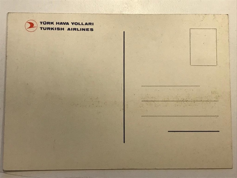 TÜRK HAVA YOLLARI DC 10 TİPİ  UCAK TURKISH  AIRLINES THY KARTPOSTAL