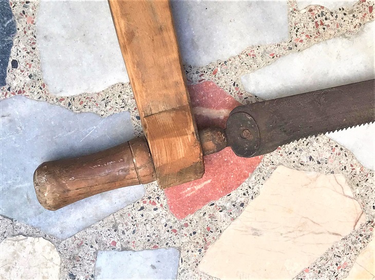 AHŞAP KASNAK GERDİRMELİ MEKANİZMALI CELİK AGIZLI AGAC KESME BICKI 