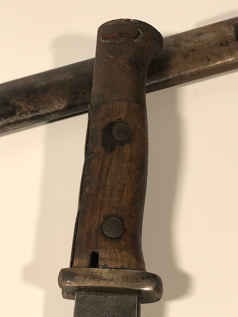 1915 ALMAN SEITENGEWEHR M1884 / 98 N.A. MIT SÄGERÜCKEN GEBRÜDER HELLER MARIENTHAL ŞAVAŞ GÖRMÜŞ ALMAN ASKERİ SÜNGÜ