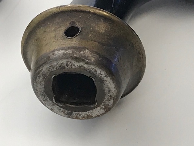 SİYAH RENKDE 1930 YILLARIN DEMİR DÖKÜM KAPI KOLU 4 ADET