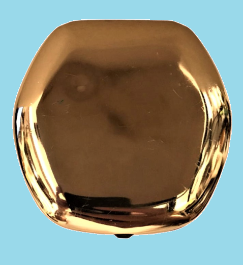 ZANG ZANG ALTIN KAPLAMA CEP MAKYAJ PUDRA KAPAKLI AYNALI COK ŞIK ÖZEL KOLEKSİYON