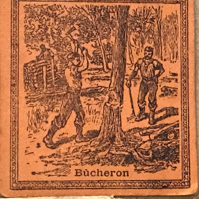 EGİTİM KÜLTÜRÜ 1900 YILLARDA BON POINT BÜCHERON FRANSADA OKULDA SINIFDA BAŞARI GÖSTEREN TALEBELERE VERİLEN KART 