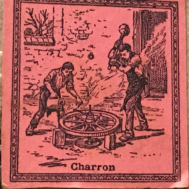 EGİTİM KÜLTÜRÜ 1900 YILLARDA BON POINT CHARRON FRANSADA OKULDA SINIFDA BAŞARI GÖSTEREN TALEBELERE VERİLEN KART