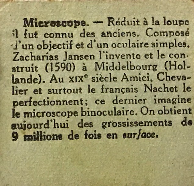 EGİTİM KÜLTÜRÜ MİCROSCOPE 1900 YILLARDA BON POINT FRANSADA OKULDA SINIFDA BAŞARI GÖSTEREN TALEBELERE VERİLEN KART 