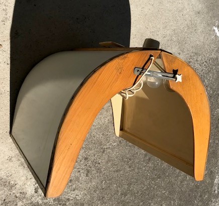 1950 ANTİKA ERA CİFT KAPAKLI MASİF ORTOPEDİ KONTUARI 12 ADET FLEMANLI LAMBA İLE TEDAVİ ALETİ