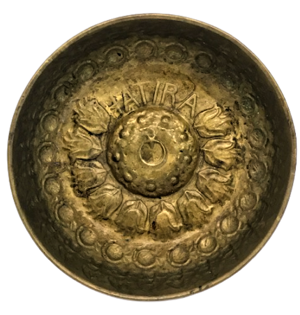 AY YILDIZ LALE MÖTİFLİ PİRİNC EL DÖGME  HAMAM TASI 