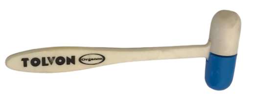 TOLVON ORGANON İLAC REKLAMLI TIP DORTOR REFLEKS ÖLCÜM CEKİCİ