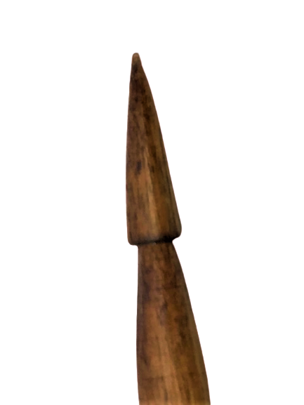 OSMANLI TERS KAŞIK BEKTAŞİ TEKKE VE ZAVİYELERDE KULLANILAN  EL İŞİ NADİR BİR ÜRÜN TERS SAPLI SAPINDA HUUU (kendine gel) YAZAN DERVİŞE DERS VEREN BİR ŞİMŞİR  KAŞIK MUGLA YÖRESİ