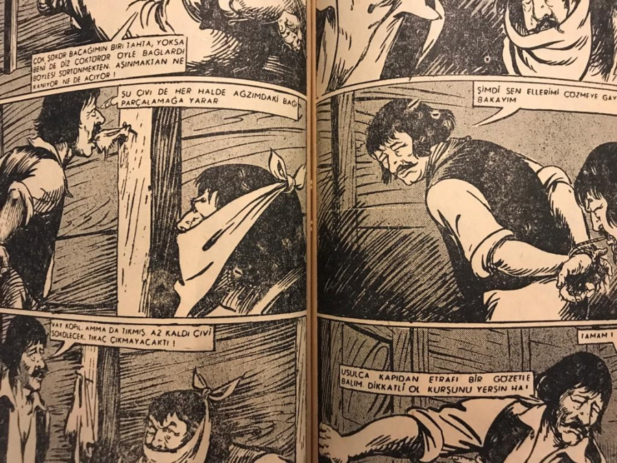 CİZGİ ROMAN BARBAROSLAR ZAFERDEN ZAFERE YAZAN VE CİZEN RATİP TAHİR BURAK BAŞTAN BAŞA RESİMLİ 