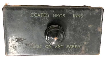 COATES BROS İNKS BEST ON ANY PAPER METAL AHŞAP TUTMA YERLİ İNGİLİZ MÜREKKEP KURUTMA ISTANPA 