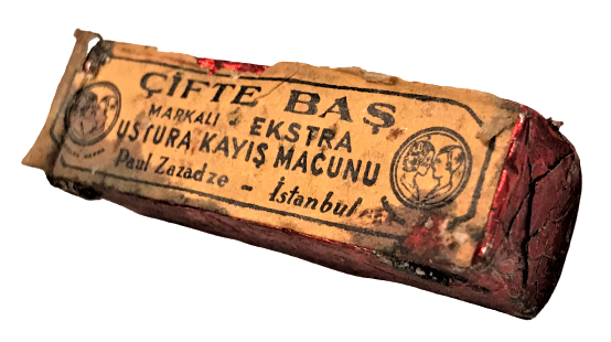 1940 CİFTE BAŞ MARKALI EKSTRA USTURA BİLEME KAYIŞ MASAT MACUNU 