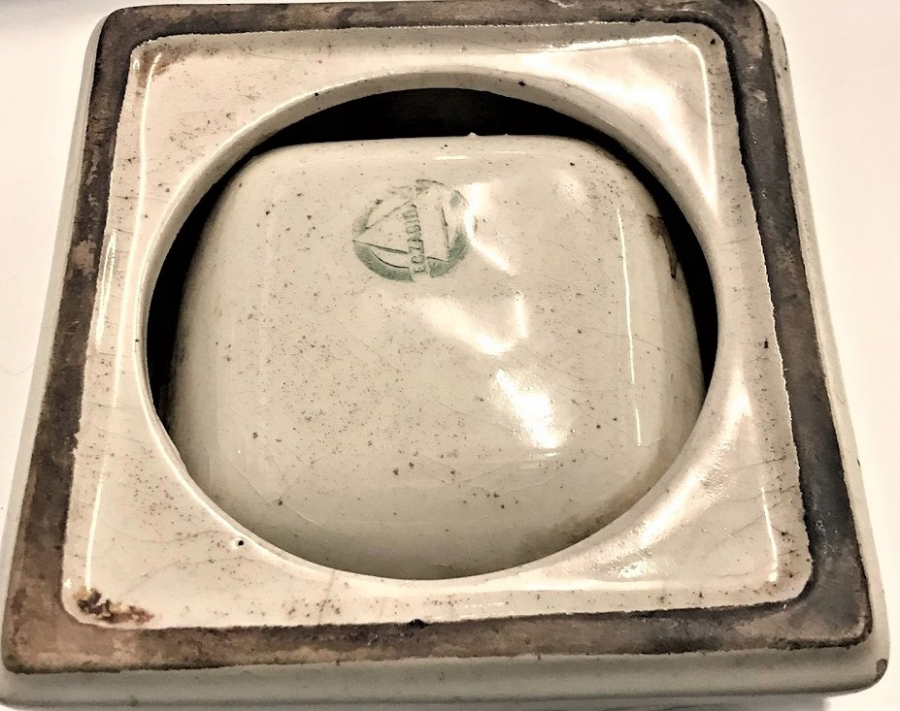 ECZACIBAŞI SERAMİK KARE FORMDA T.A.O İZMİR TİCARET MATBACILIK  KÜLLÜK 