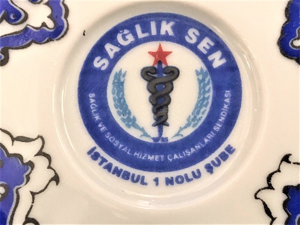 SAGLIK SENDİKASI İSTANBUL 1 NOLU ŞUBE DUVAR TABAGI 