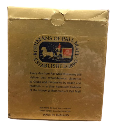 ROTHMANS LACİVERT KARTON KUTUSUNDA FİLTRELİ 10 CM BOYUNDA SIGARA