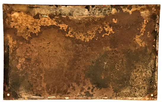 1927 BOMBELİ METAL EMAYE KIRMIZI BEYAZ İSTANBUL USKUDAR DA BULUNAN SOKAK TABELASI ARMUTLU SOKAGI  iSTANBULUN ENTERESAN SOKAK ADLARINDAN OLAN EMAYE TABELA