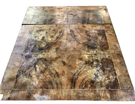 CEVİZ MASİF YEMEK MASASI KAPALI İKEN 4 KİŞİLİK ACILINCA 6 KİŞİLİK MASA