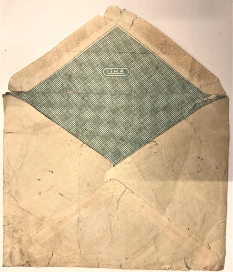 MARDİN AİLESİNDEN HAŞİM MARDİN E AİT  S/S HARAN KAPTANLIGI MATBUU BASKILI ANTETLİ MEKTUP POSTA ZARF