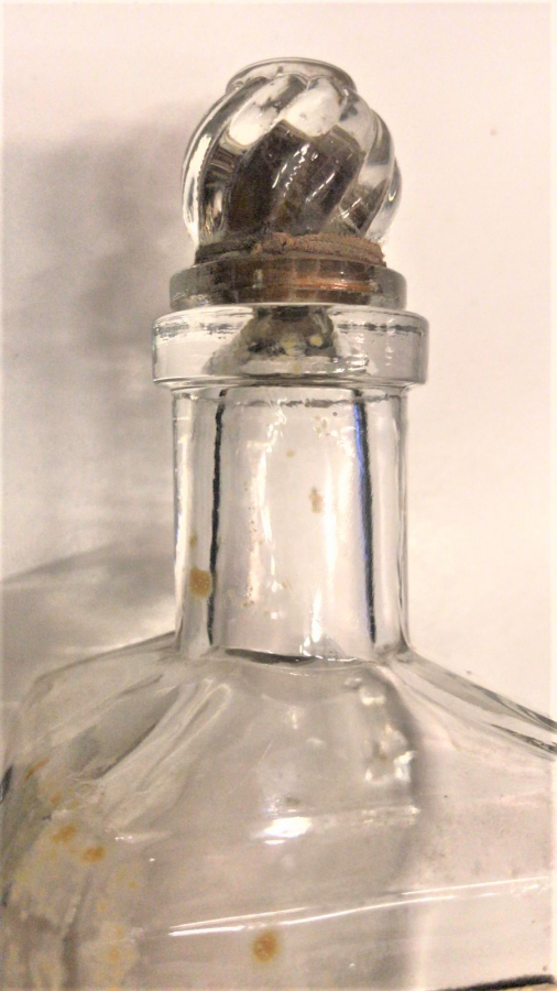 OSMANLI İÇİN ÜRETİLMİŞ OSMANLICA ETİKET YAZILI PRECIOSO FRASCO ROGER GALLET ART DECO 1900 LOTION FLEURS D'AMOUR PARFUM ŞİŞESİ ORJİNAL KAPAKLI 