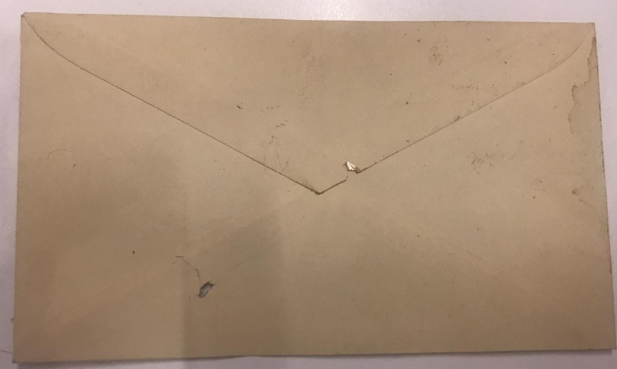 ŞEKERCİ ALİ HUHİDDİN HACI BEKİR  LEGOLU 2 DİLDE BATBUU BASKILI ZARF