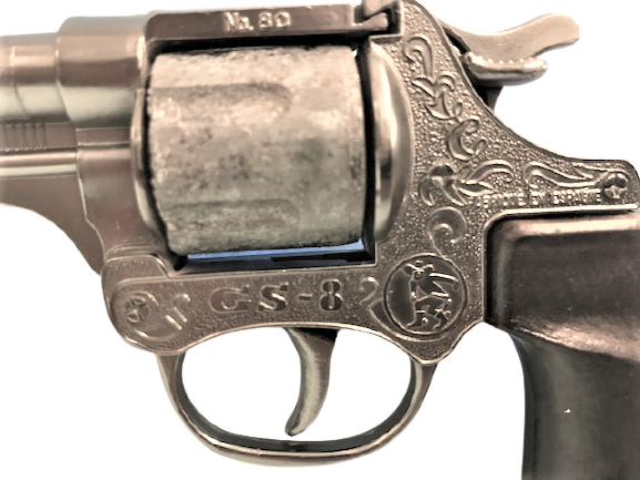 thumb1970 İSPANYA ÜRETİMİ GONHER KAPSUL PATLATAN METAL TOPLU OYUNCAK TABANCA MADE IN SPAIN 8 KAPSUL ATAR