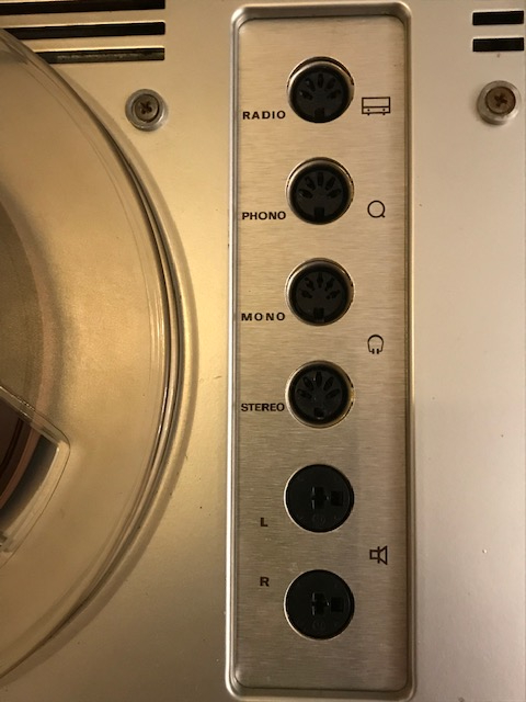 1960 ALMAN TELEFUNKEN MAGNETOPHON 204  STEREO CİF HOPORLÖR MAKARA BANT CALAR 