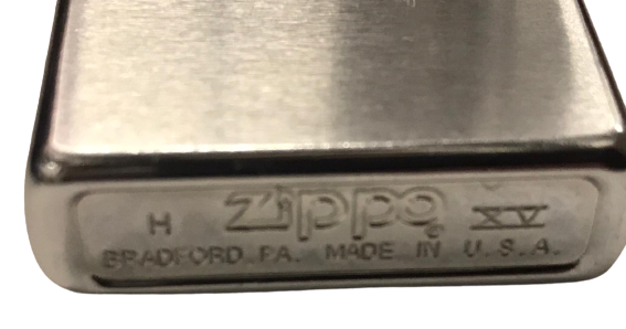 ORJİNAL ZİPPO BENZİNLİ ÇAKMAK BRADFORD.PA H 15 MADE IN USA  5 MENTEŞE BAGLANTILI