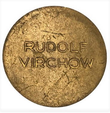 MEDICINE,GERMAN DOCTOR,RUDOLF VIRCHOW,HUGE COMMEMORATIVE BRONZE MEDAL TIP TARİHİ
