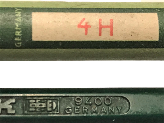  1960 AW FABER-CASTELL 9400 YEŞİL 2.0MM TA MEKANİK KALEM 2B GERMANY ACILMAMIŞ 4H KURŞUN KALEM UCLAR ORJİNAL