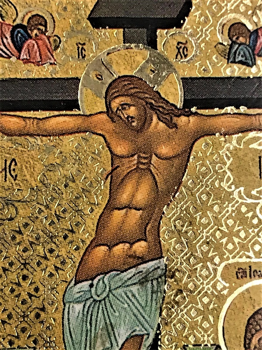 AHŞAP KAİDELİ YUMURTA HZ İSA'NIN CARMIHA GERİLİŞİ VE HAVERELERİNİN ETRAFINDA İSTEK YALVARIŞ VE DUALARI 