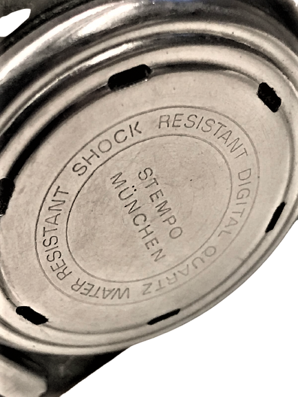 DIGITAL STEMPO MUNCHEN  ALARM CHRONOGRAPH STAINLESS STEEL KOL SAATİ