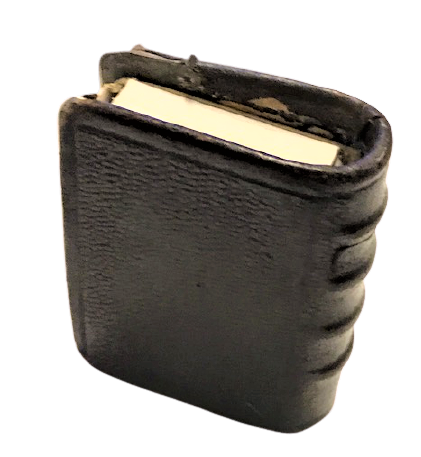  ALEXANDRE DUMAS KİTAP FORMUNDA KİBRİTLİK ÜZERİ DERİ  KAB