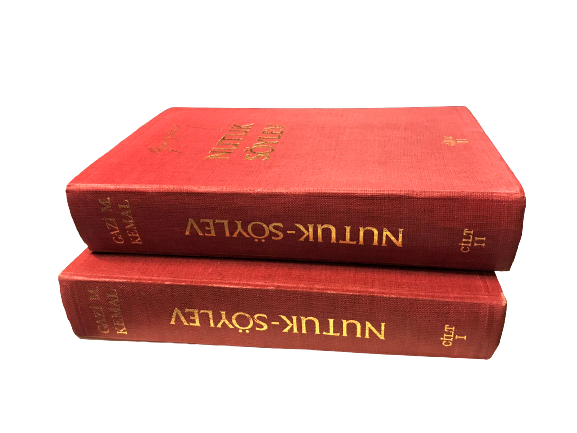 SÖYLEV (NUTUK) (CİLT -1-2- TAKIM -1919-1923-1920-1927- ) GAZİ MUSTAFA KEMAL 1984 TÜRK TARİH KURUMU BASIMEVİ