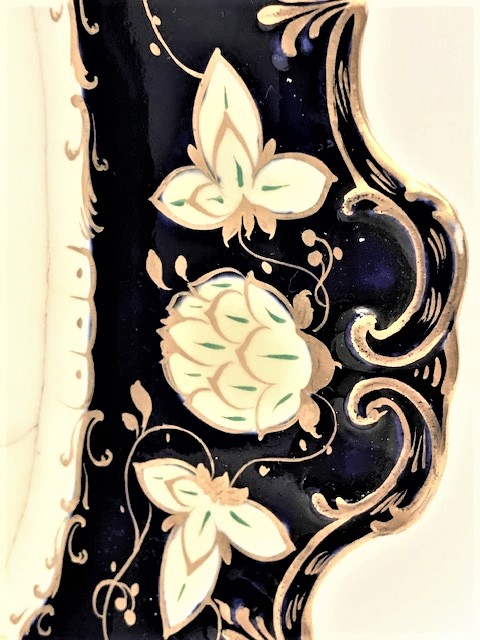 1800 YILLAR SOKAK TAMİRCİLERİNİN TAMİR YAPTIGI EL İŞCİLİKLİ BOYAMALI SERVİS PORSELEN TABAK