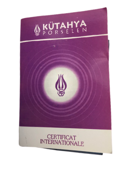 24 AYAR ALTIN KAPLAMA 2004 EL YAPIM SANATCI İMZALI OSMANLI MOTİFLERLE BEZELİ SERTİFİKALI BELGELİ 