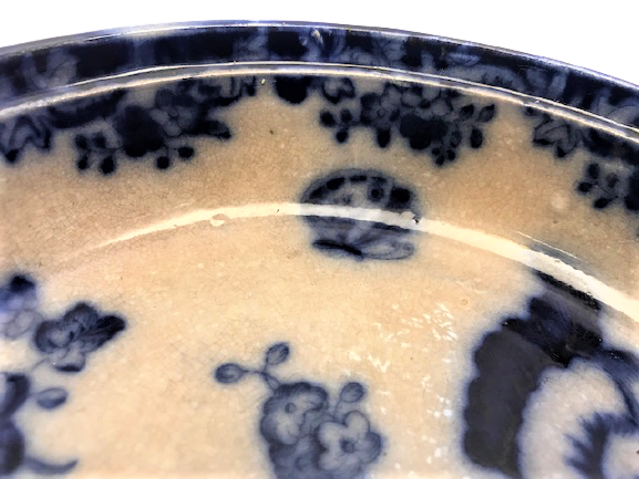 CONVOLVOLUS DESENLİ MAVİ BEYAZ PORSELEN TAS