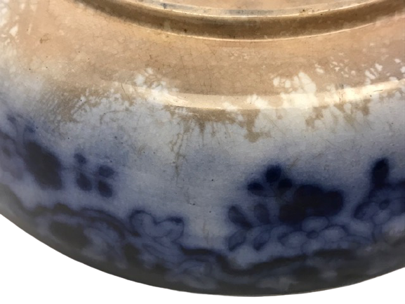 CONVOLVOLUS DESENLİ MAVİ BEYAZ PORSELEN TAS