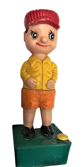 1990  KARŞIYA İŞEYEN MİKA OYUNCAK ERKEK COCUK WEEPY THE WEE WEE İŞEYEN COCUK