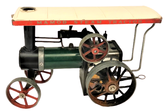 1960 MAMOD TE1AB  ENGLAND BUHAR KAZANLI TRAKTÖR METAL HAREKETLİ TEKERLEKLİ CALIŞAN  OYUNCAK 