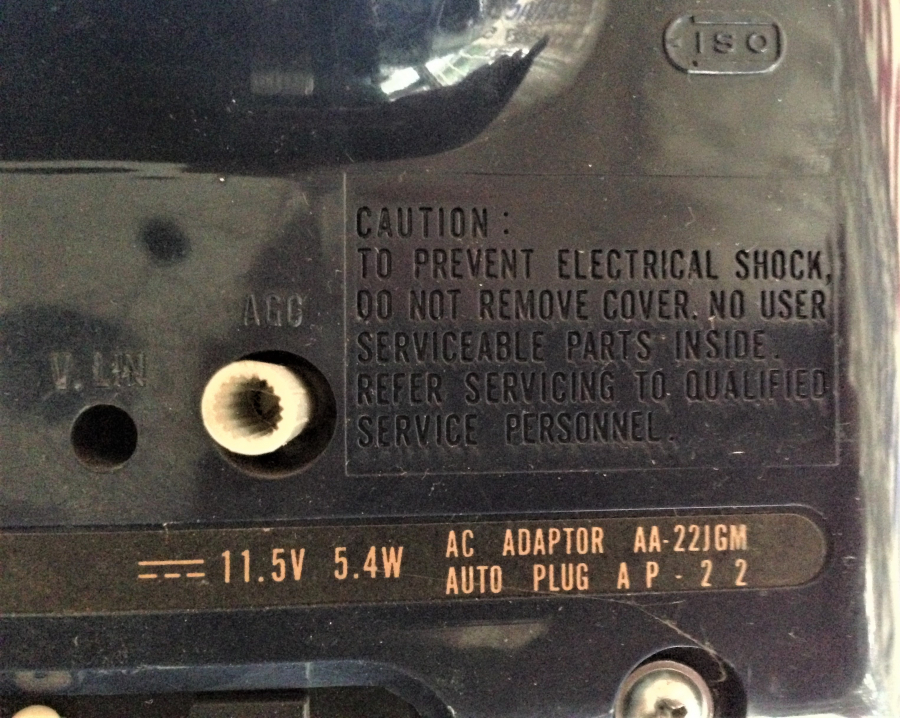 JVC MODEL 3020 SİYAH BEYAZ PORTATİF TAŞINABİLİR TELEVİZYON 