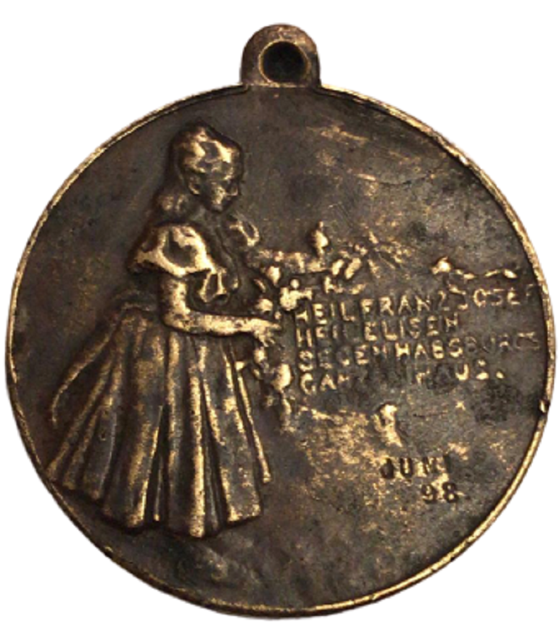 R.MARSCHAL HEILF RANZ JOSEF MEDAL JUNI 98 BİRİTANYA İMPARATÖRLÜGÜ MADALYASI
