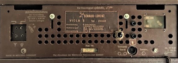 1966 ALMAN SCHAUPLORENZ VIOLA 4 DALGA  TUŞLU AHŞAP KASA SORUNSUZ RADIO