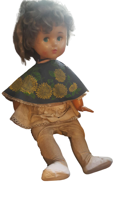 OYUNCAK ELBİSELİ AYAKKABILI PLASTİK BEBEK 67 CM BOYUNDA