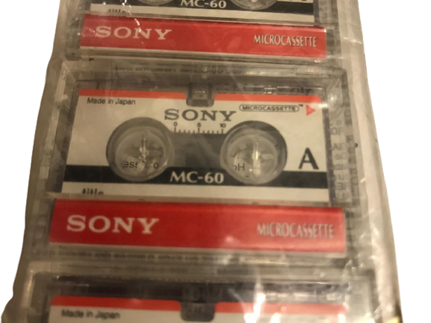 SONY MİCROCASSETTE 60 MİN 3 PACK HIGH DURABILIT UFAK MİNİ KASET 3 ADET KENDİ ORJİNAL ANBALAJINDA