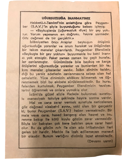 1974 SENESİNİN 2 AGUSTOS CUMA GÜNÜNE AİT SÖNMEZ TAKVİMİ YAPRAGI