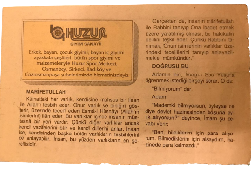 5 OCAK PERŞEMBE 1995 GÜNÜNE AİT TAKVİM YAPRAGI