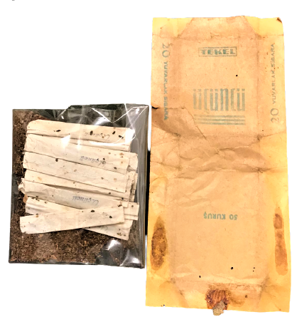 TEKEL ÜCÜNCÜ 20 YUVARLAK SIGARA 50 KURUŞ 