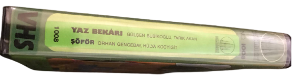 VHS VİDEO FİLM KASEDİ YAZ BEKARI TARIK AKAN GÜLŞEN BUBİKOGLU  MİNARECİ VİDEO KASETLERİ 