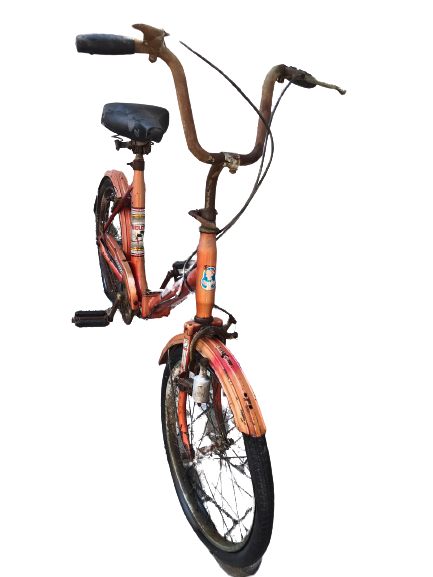 PİNOKYO BELDE KATLANIR YERLİ BİSİKLET TÜM ETİKETLER VE SELE ORJİNAL BOYASIYLA 