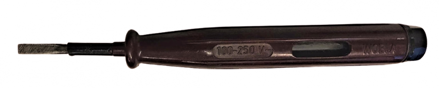 WOBLA KERZENPRÜFER GERMANY 110-250 V~ BAKALİT KONTROL KALEME DUZ TORNAVİDA UCLU